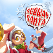 Subway Santa 